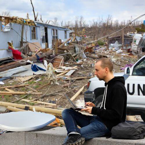 Satellite Internet for Disaster Management